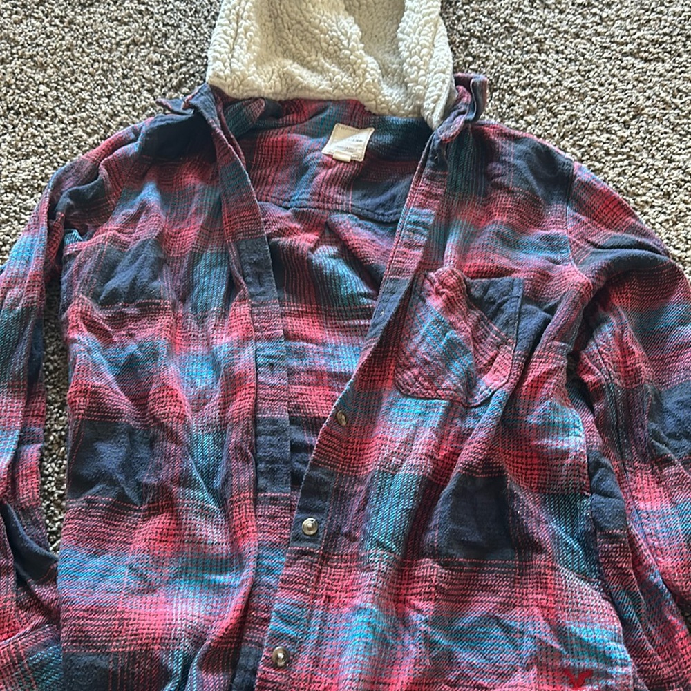 flannel size S